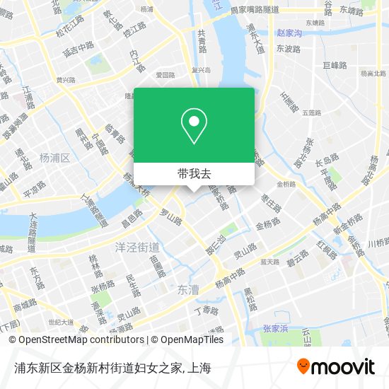 浦东新区金杨新村街道妇女之家地图