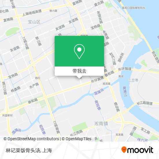 林记菜饭骨头汤地图