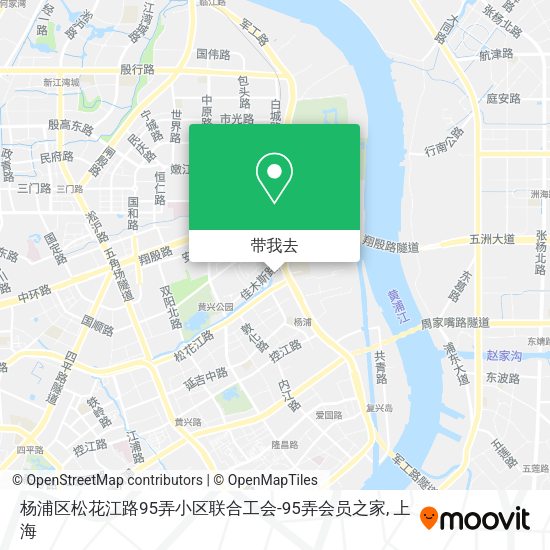 杨浦区松花江路95弄小区联合工会-95弄会员之家地图
