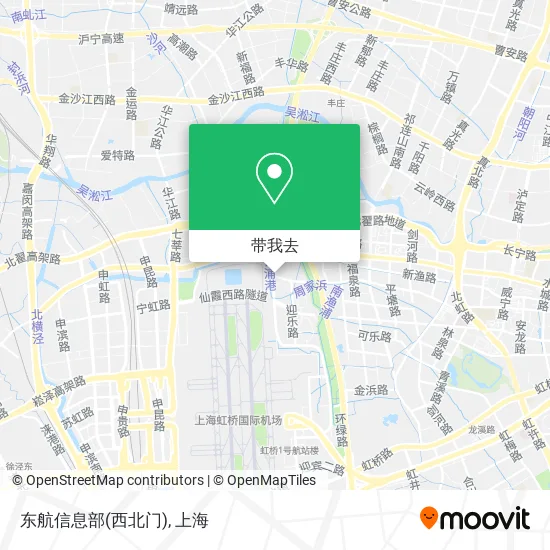 东航信息部(西北门)地图