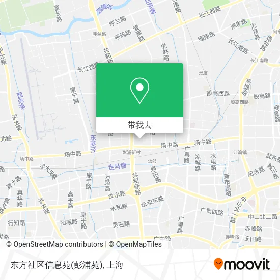 东方社区信息苑(彭浦苑)地图