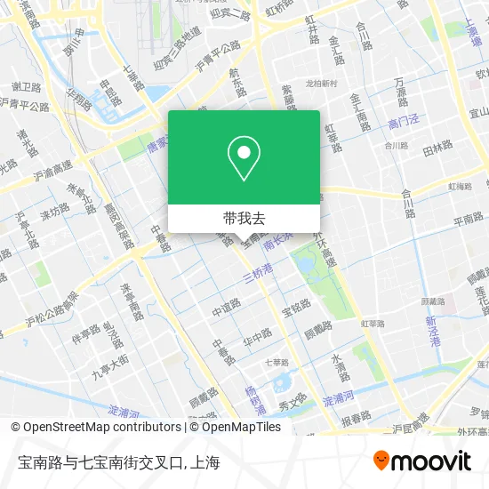 宝南路与七宝南街交叉口地图