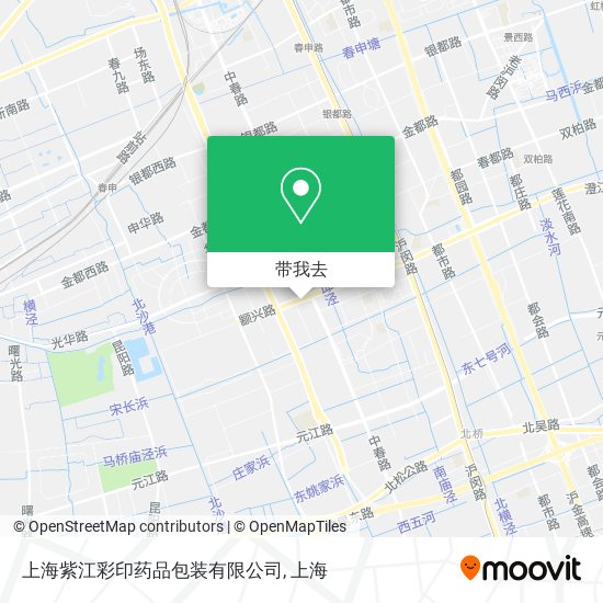 上海紫江彩印药品包装有限公司地图