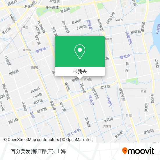 一百分美发(都庄路店)地图