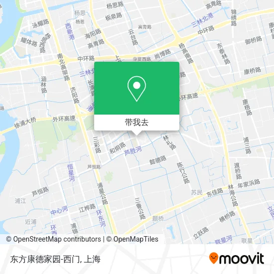 东方康德家园-西门地图