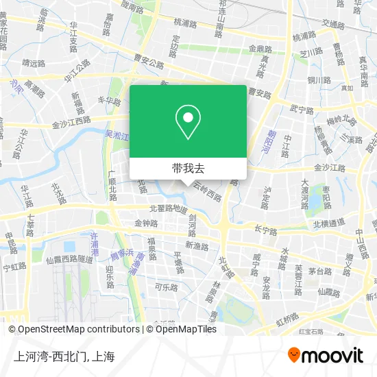 上河湾-西北门地图