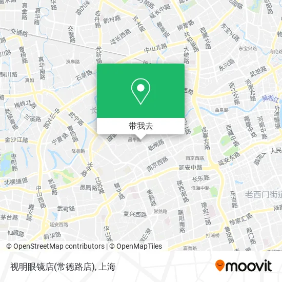 视明眼镜店(常德路店)地图