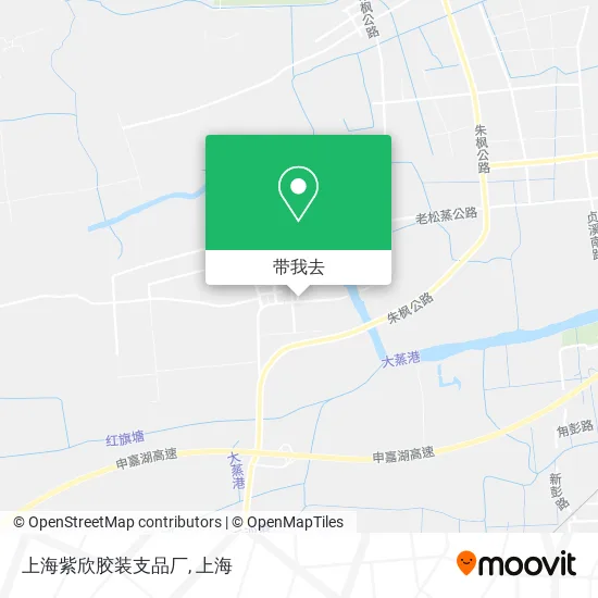 上海紫欣胶装支品厂地图