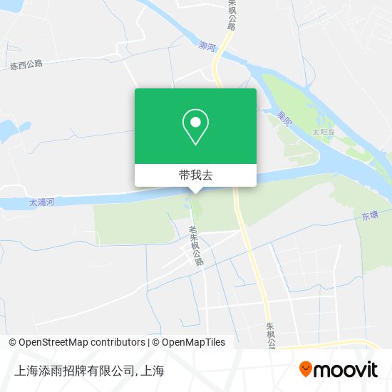 上海添雨招牌有限公司地图