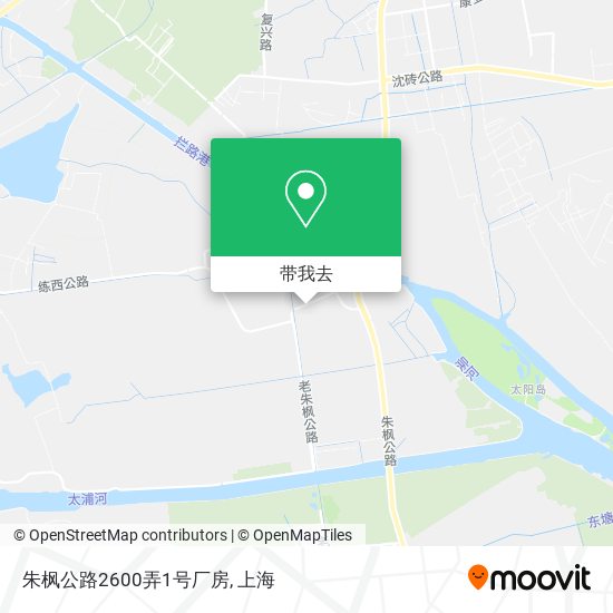 朱枫公路2600弄1号厂房地图