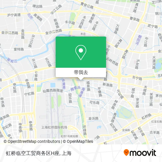 虹桥临空工贸商务区H座地图