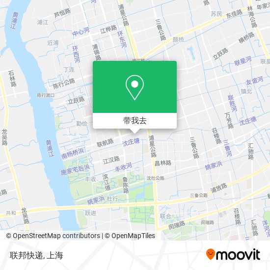 联邦快递地图