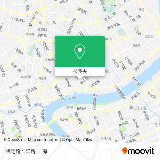 保定路长阳路地图