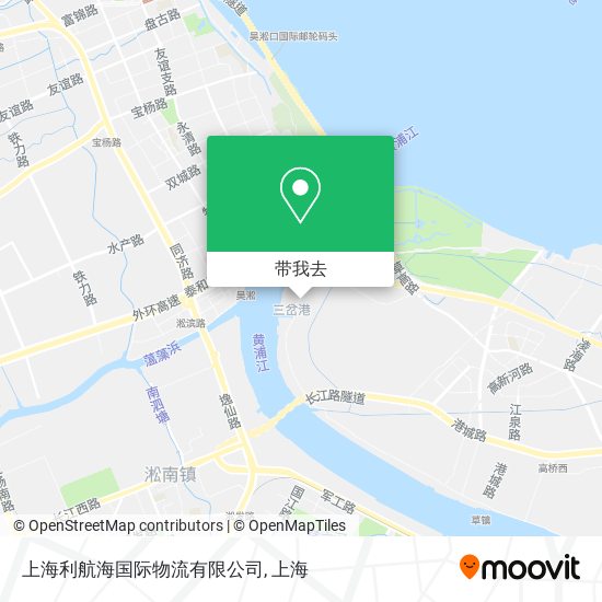 上海利航海国际物流有限公司地图