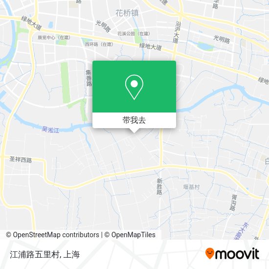 江浦路五里村地图