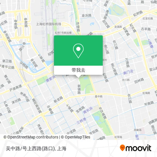 吴中路/号上西路(路口)地图