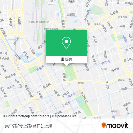 吴中路/号上路(路口)地图