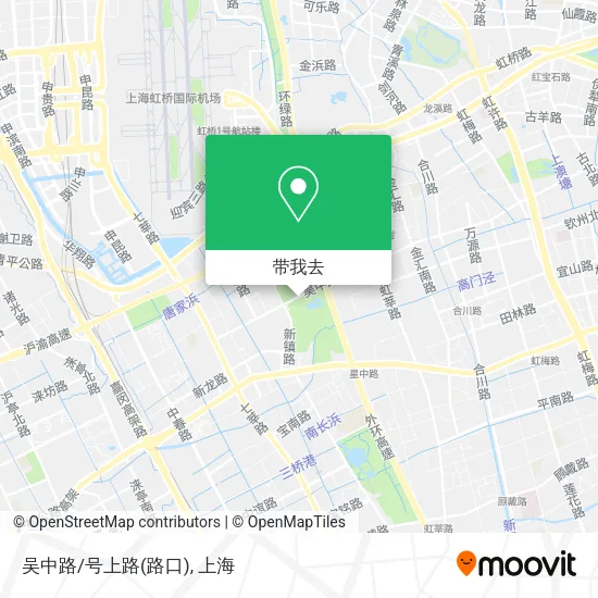 吴中路/号上路(路口)地图