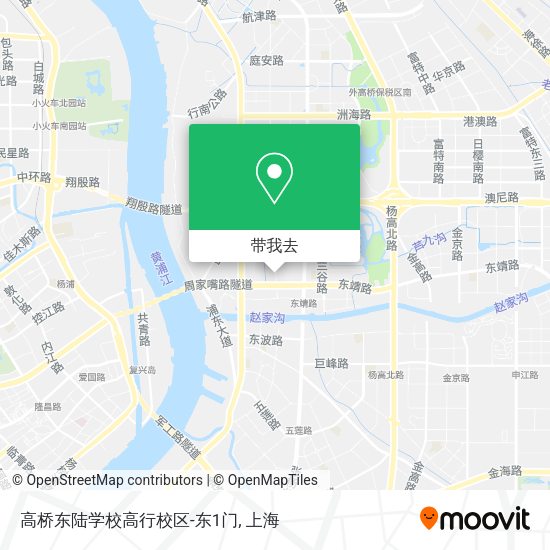 高桥东陆学校高行校区-东1门地图