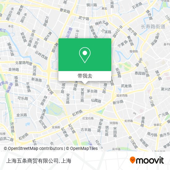 上海五条商贸有限公司地图