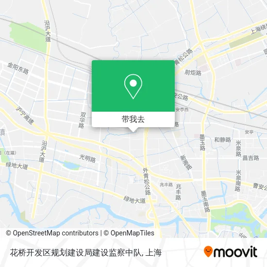 花桥开发区规划建设局建设监察中队地图