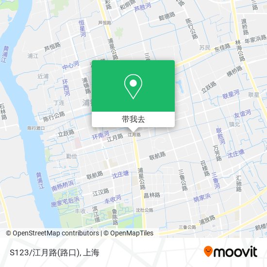 S123/江月路(路口)地图