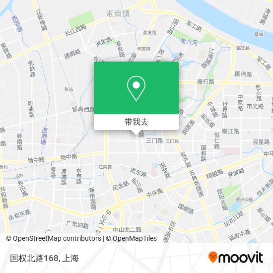 国权北路168地图