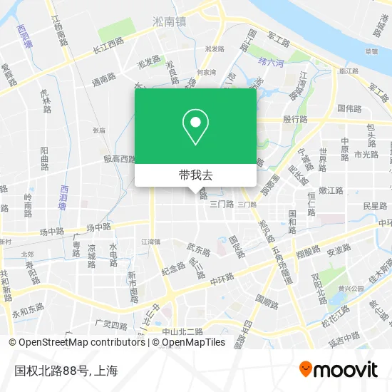 国权北路88号地图