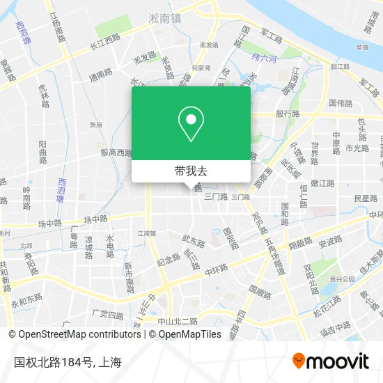 国权北路184号地图