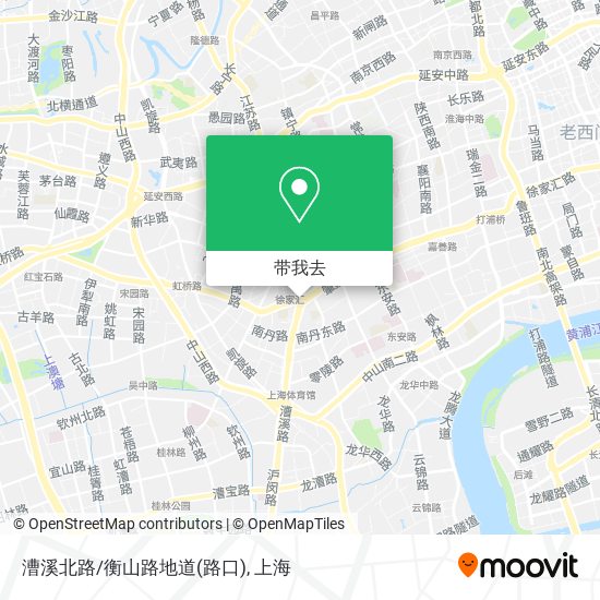 漕溪北路/衡山路地道(路口)地图