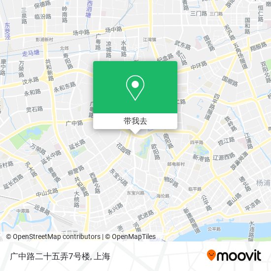 广中路二十五弄7号楼地图