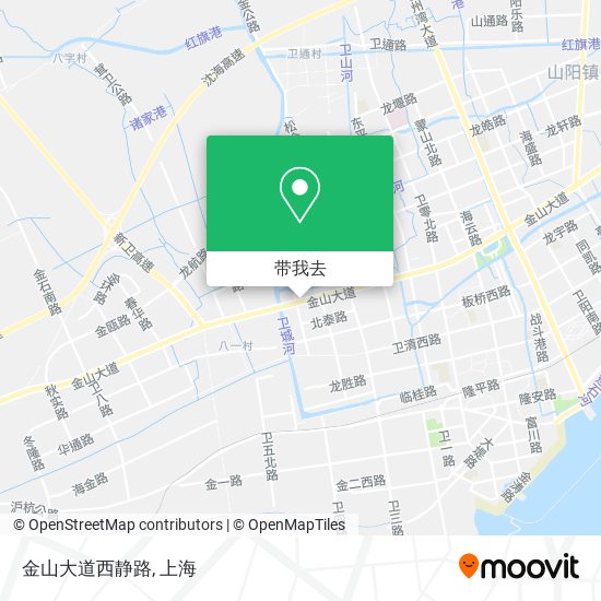 金山大道西静路地图