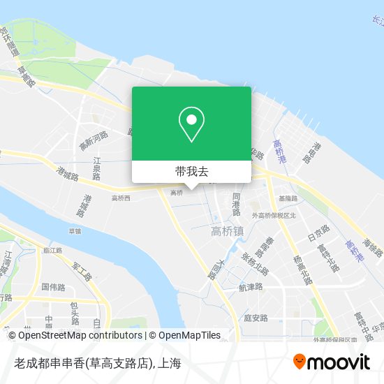 老成都串串香(草高支路店)地图