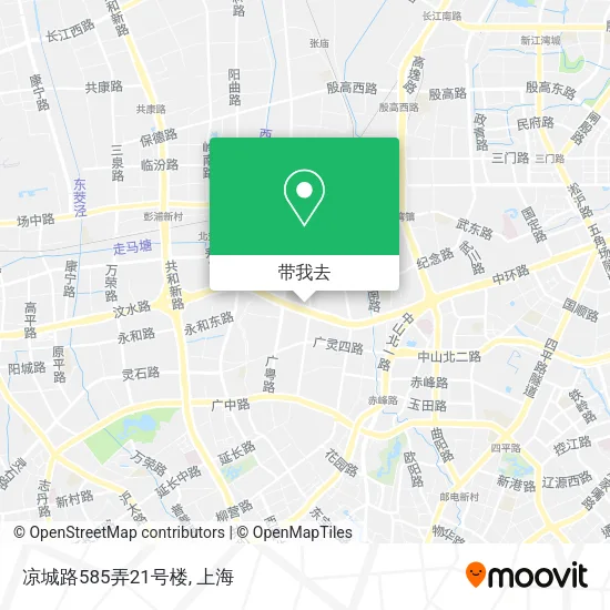 凉城路585弄21号楼地图