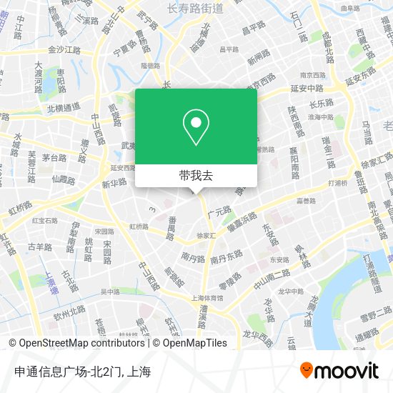 申通信息广场-北2门地图