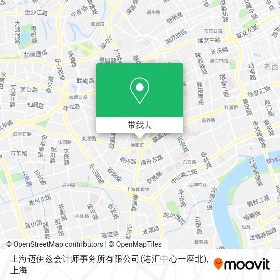 上海迈伊兹会计师事务所有限公司(港汇中心一座北)地图