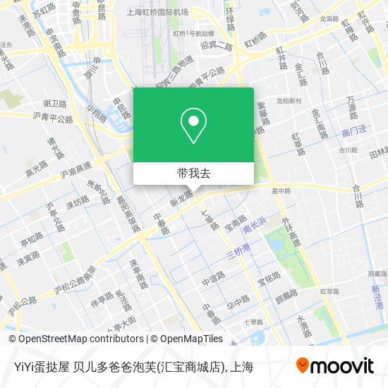 YiYi蛋挞屋 贝儿多爸爸泡芙(汇宝商城店)地图