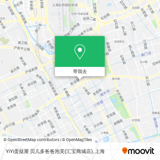 YiYi蛋挞屋 贝儿多爸爸泡芙(汇宝商城店)地图