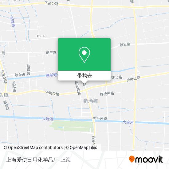 上海爱使日用化学品厂地图