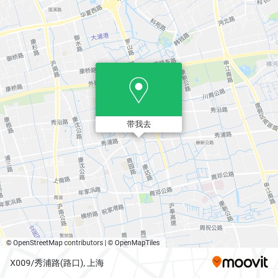 X009/秀浦路(路口)地图