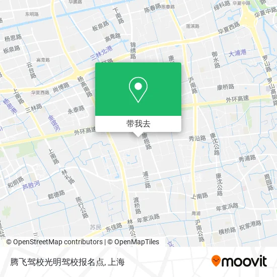 腾飞驾校光明驾校报名点地图