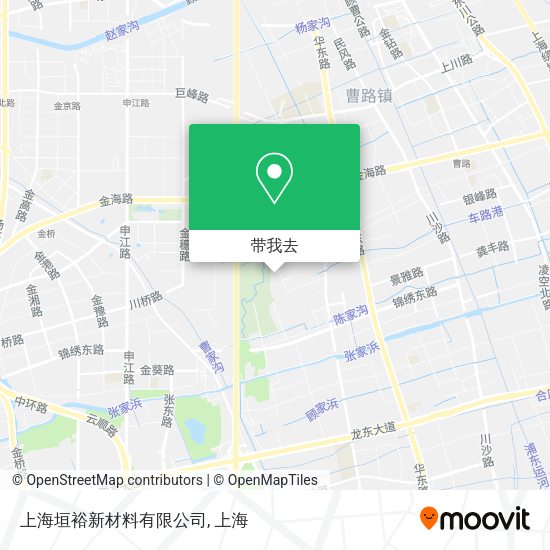 上海垣裕新材料有限公司地图