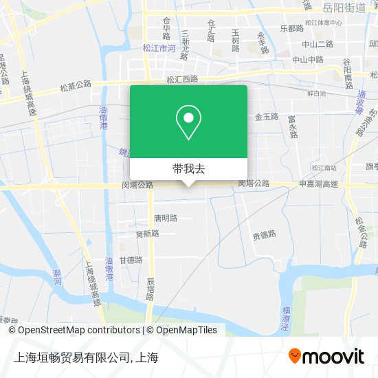 上海垣畅贸易有限公司地图