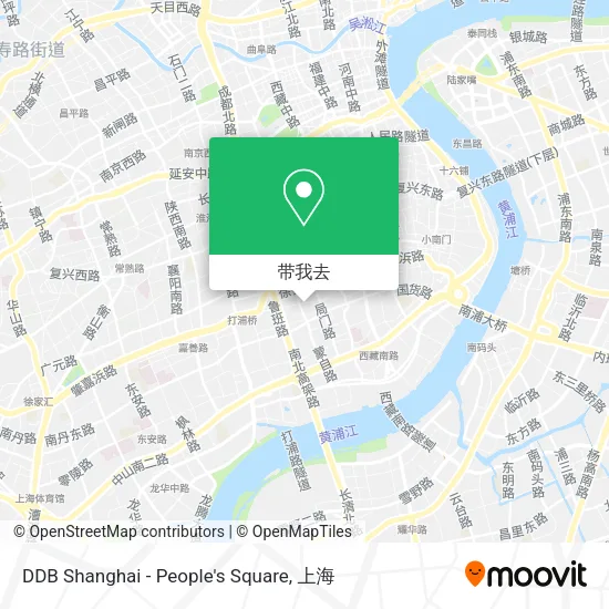 DDB Shanghai - People's Square地图