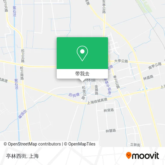 亭林西街地图
