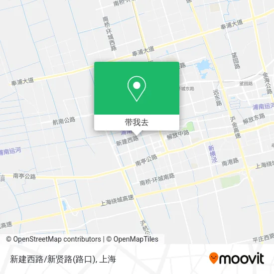 新建西路/新贤路(路口)地图
