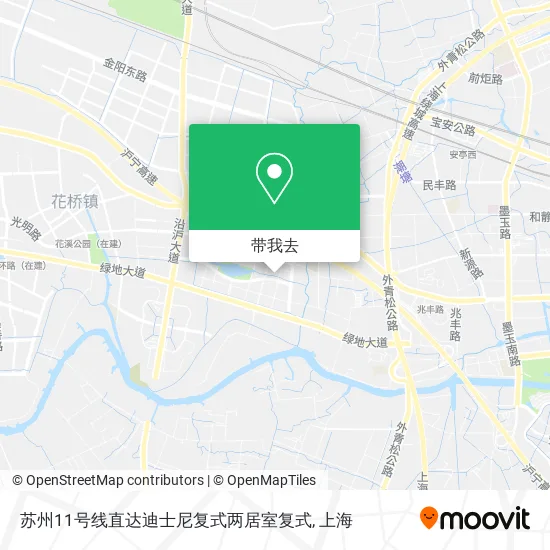 苏州11号线直达迪士尼复式两居室复式地图