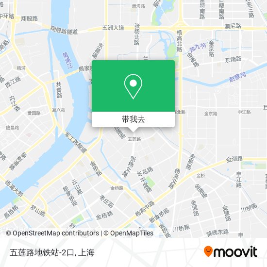 五莲路地铁站-2口地图