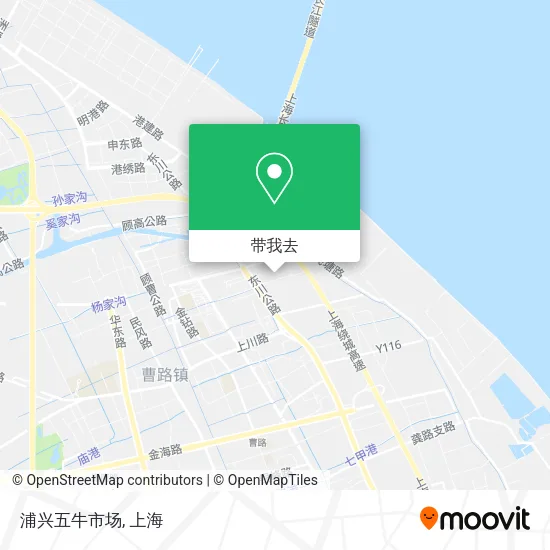 浦兴五牛市场地图
