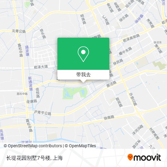 长堤花园别墅7号楼地图